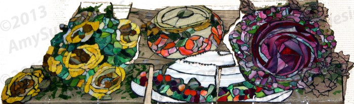 Nannys' Hats in Glass