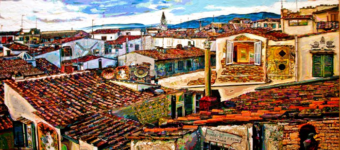 Hilltops of Tuscany Painting